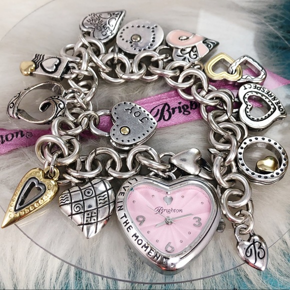 Brighton Accessories - Brighton Power of Pink Charm Bracelet Watch Works!